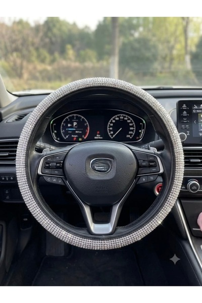 barkod07otoaksesuar GEÇME DİREKSİYON KILIFI TAŞLI