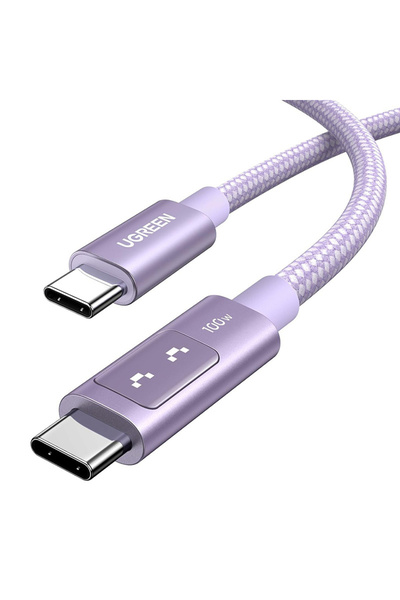 Ugreen Cablu USB-C la USB-C 2M 100W pentru Macbook și telefoane, cu încărcare...