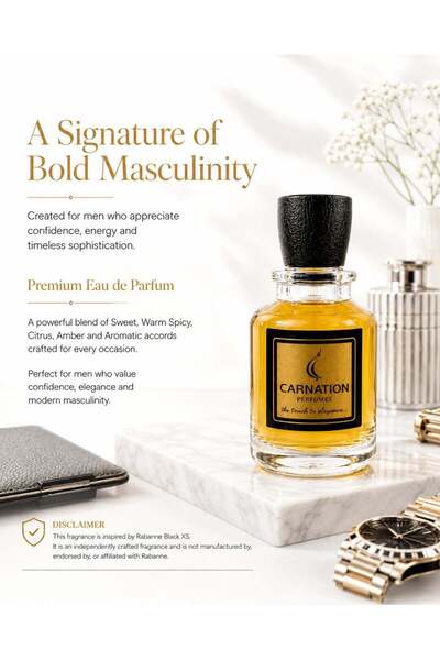 CARNATION Amber Tobacco Eau de Parfum for Men | Inspired by Dolce & Gabbana The One
