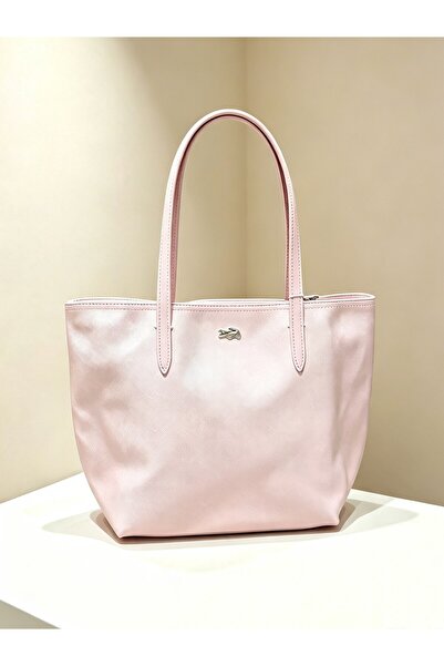 Lacoste Kids Women's Large Capacity Zipper Tote Bag, Messenger Bag, Handbags,...