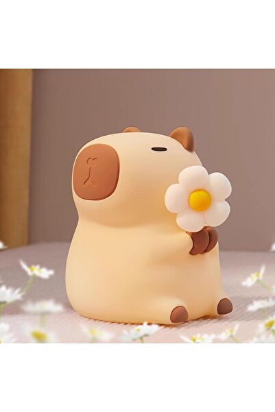 Arabest Cute Capybara Night Light,7 Colors,3 Levels Dimmable,Touch Control Ti...