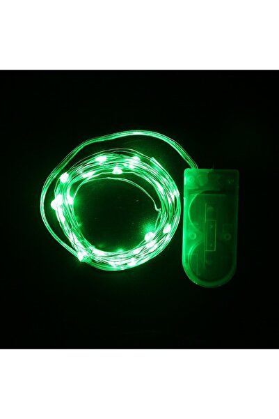 Rao Instalatie Craciun, 2 Metri, 20 Led-uri, Verde, cu Baterii, Fir Cupru, Li...