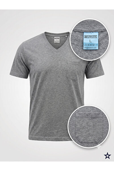 T-Shirt V Yaka Penye