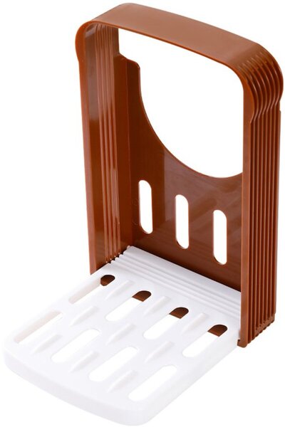 STARSTAR Compact Foldable Bread Slicer Kitchen Baking Bread Toast Slicer Cutt...