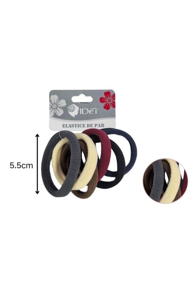 idei Bentite elastice mari dimensiune 5,5 cm, set 6 bucăți, elasticitate rezi...