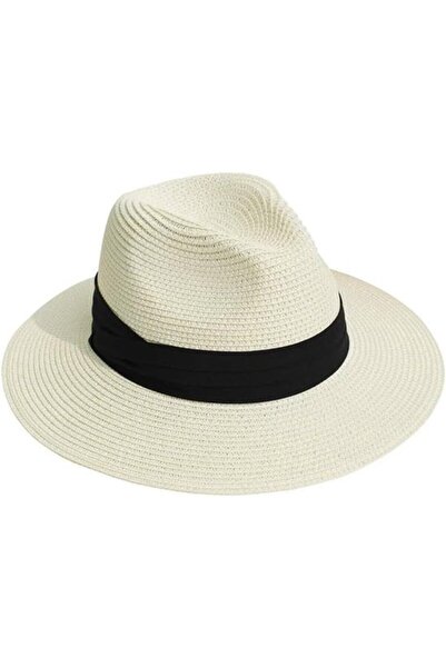 STARSTAR Women's wide-brimmed Panama hat for summer, rollable brim, UPF 50+ s...
