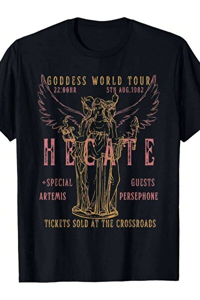 kai22 Hecate Distressed Band Greek Mythology Triple Goddess T-Shirt| Vintage ...