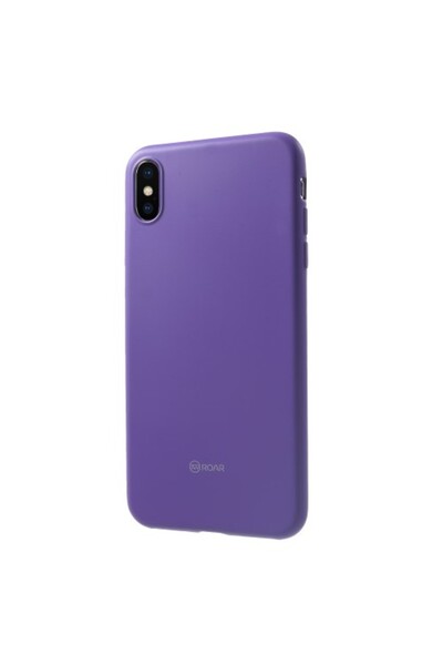 Roar Korea Ολοήμερη Ματ Θήκη Σιλικόνης για iPhone XS Max 6.5 ιντσών - Μωβ