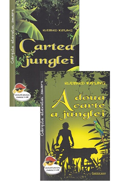 Cartex Pachet 2 carti: Rudyard Kipling. A doua carte a junglei + Cartea jungl...