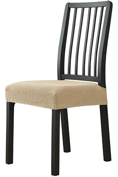 STARSTAR Solid color chair covers, backless furniture protectors, khaki, 1 pi...