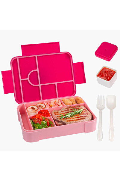 STARSTAR Bento Box - Portable Plastic Meal Preparation Container with Individ...