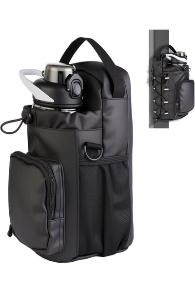 STARSTAR Magnetic Gym Bag with Shoulder Strap, Water Bottle Holder & Phone Po...