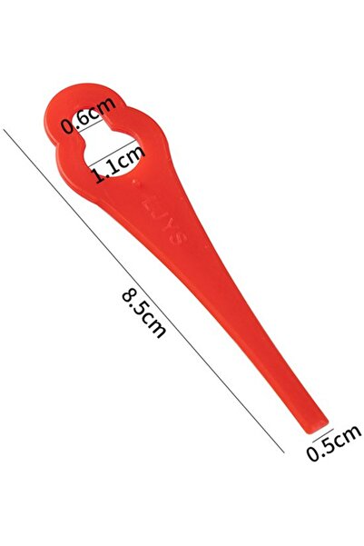 STARSTAR 100-Pack Gourd-Shaped Red Plastic Lawn Mower Replacement Blades for ...