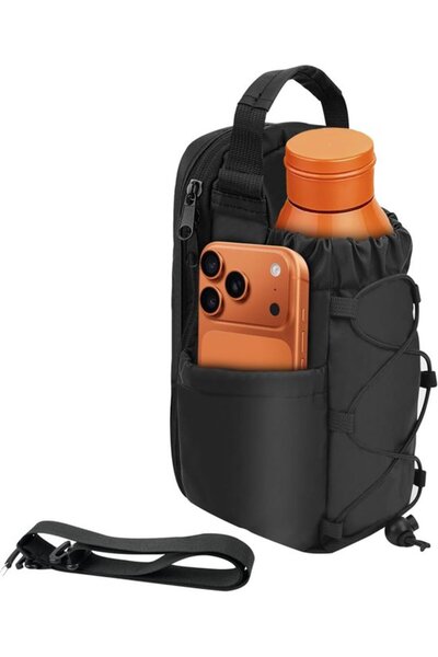 STARSTAR Magnetic Fitness Shoulder Bag with 4 Strong Magnets & Phone Pocket f...