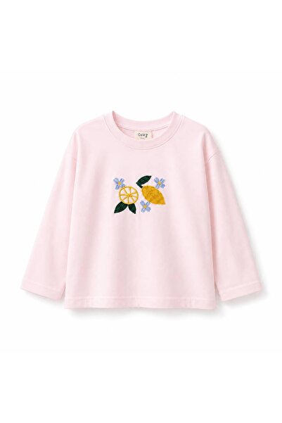 OZZY KİDS Girl's Lemon Long Sleeve T-Shirt