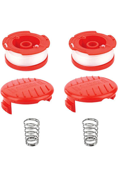 STARSTAR Lawnmower spool kit - 2 spools, 1 cap, 1 spring, for Craftsman