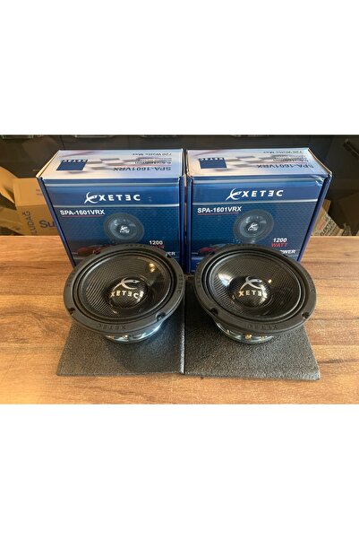 XETEC Deniz Sound Garage 16 cm Neo Midbass SPA 1601VRX 1200 Watt 400 Rms Full...