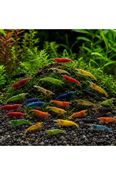 NO BRAND Neocaridina Karma Karides Paketi 10 Ad