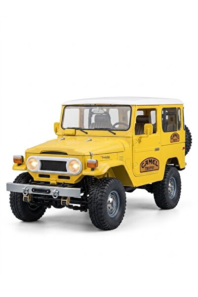 Bionic Remote Control Vintage 1:12 Scale 4WD Off-Road Land Cruiser (Camel Tro...
