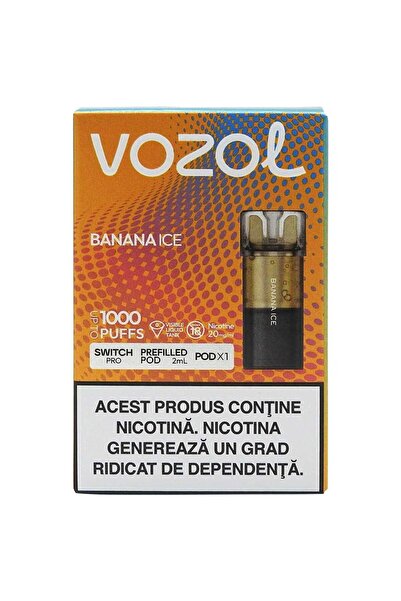 Leski Cartuș, Vozol, Țigară electronică Switch Pro Banana Ice