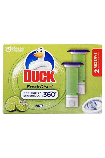 DUCK Φρέσκα Δισκία Αναπλήρωσης, 2 × 36 ml, Γεύση Λάιμ