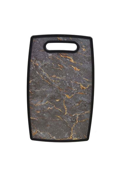BAMI NETWORK Tocator elegant din plastic negru marmura 37x23cm