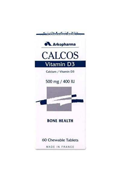 Calceo Kalkos Vitamin D3 + Calcium 60 Chewable Tablets