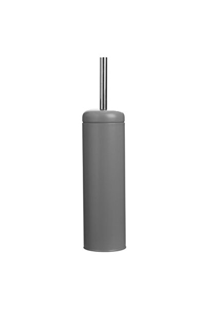 BAMI NETWORK Perie de WC Metalica, Culoare Gri, cu Baza Dreapta, Dimensiune 4...