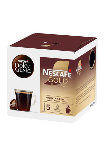 Nescafe كبسولات قهوة جولد بليند نسكافيه دولتشي غوستو 16كبسولة