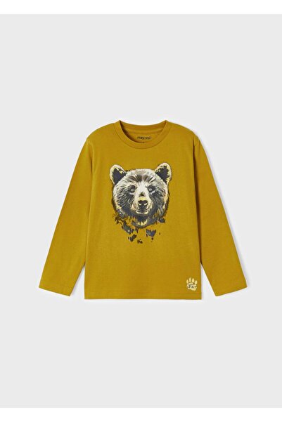 MAYORAL Μπλούζα "Bear" ώχρα