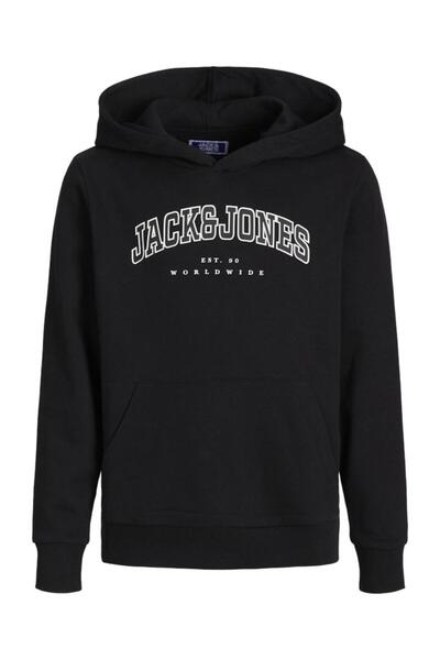 Jack & Jones Μπλούζα φούτερ αγόρι "Caleb" μαύρη