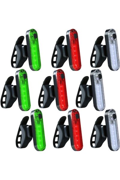 STARSTAR Marine LED Navigation Lights - 9 units, flashing mode, USB charging ...