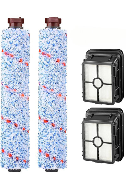 STARSTAR Vacuum Roller Brush HEPA Filter 4-Piece Set for Bissell Crosswave 17...