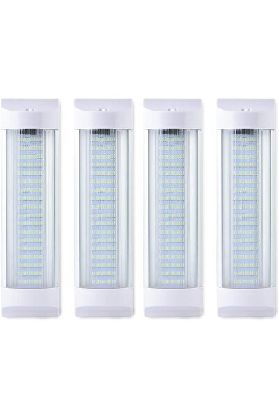 Morvena Picks Patru benzi luminoase LED de interior, lumină albă de 12V, 4W 7...
