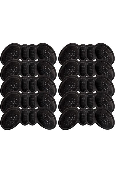 Morvena Picks Protecții pentru călcâi - Pachet de 10 - Negru