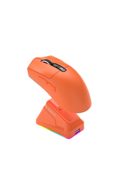 Choice7 ماوس ألعاب Orange X11 ثلاثي الأوضاع، مستشعر PAW3311، دقة 22000 نقطة ف...