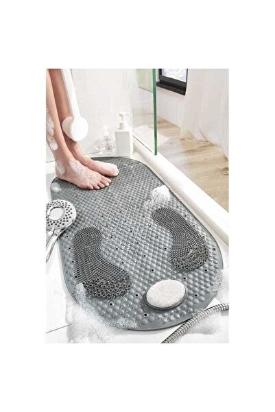 STARSTAR Shower mat - removable pumice - 40x80 cm - grey