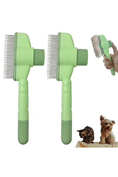 STARSTAR Two-pack cat and dog grooming combs, pet grooming and cleaning combs...