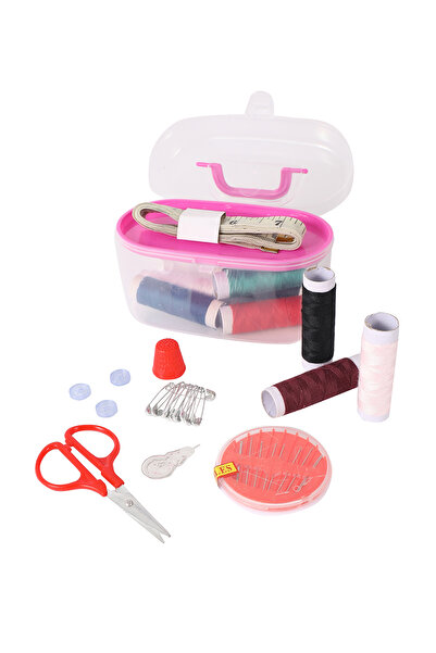 Lawazim 23-Piece Sewing Kit with Threads, Needles, Scissors and Storage Case ...