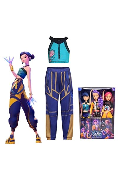 Funny Party Team Set costum cosplay Zoey și 3 păpuși articulate, Demon Hunter...