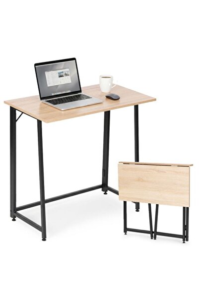 Selgot Birou pliabil pentru calculator, Dimensiuni 80x45x76 cm, Culoare lemn