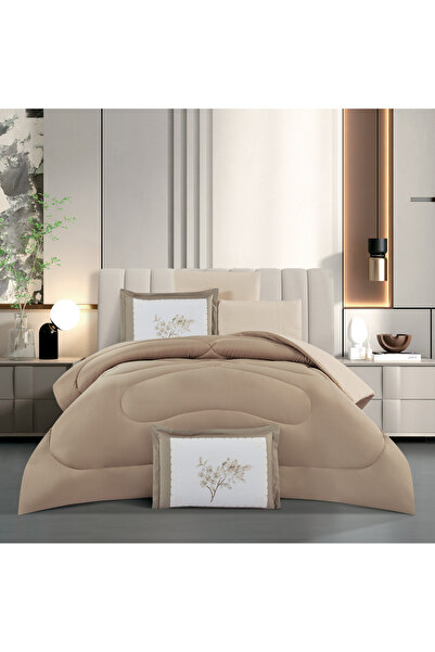 unique home collection طقم لحاف مزدوج بريستول من الألياف الدقيقة القابلة للعك...