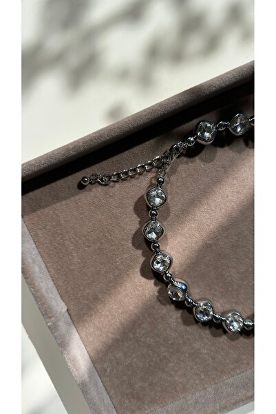 Lika taşlı choker kolye