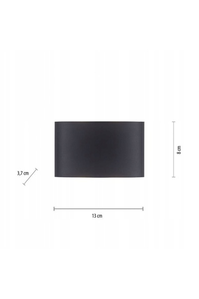 Zuma Line Aplică de grădină Carlo 9487-13 cu LED integrat de 18 W