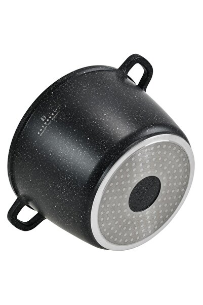 EDENBERG Oală pentru inducție 6.2 L, strat de marmură, 24cm, compatibilă cu i...
