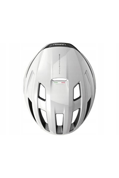 Abus Cască de bicicletă PowerDome alb lucios 54-58 cm (M)