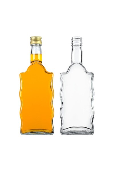 NO BRAND STICLĂ DE STICLĂ FALA DE 500 ml PENTRU VODCĂ, BIMBER, SUC ȘI LIKIERE...