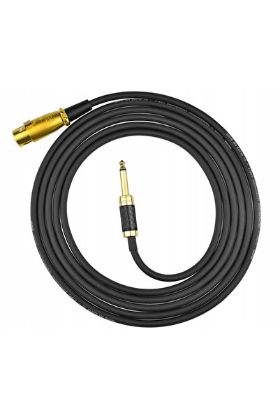 NO BRAND Cablu cu mufă jack mono de 6,3 și conector XLR femelă Klotz, 2 m
