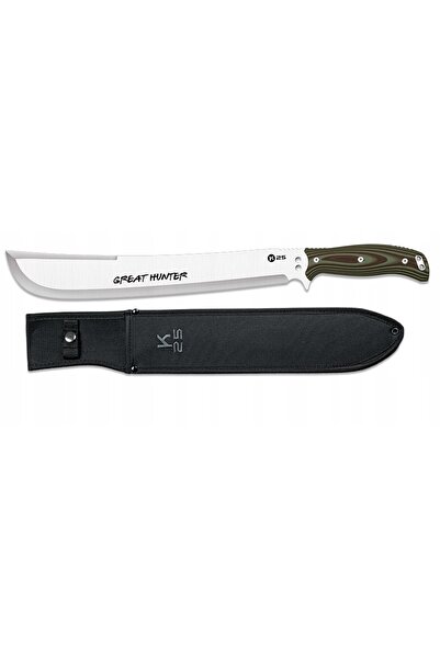 NO BRAND Cuțit macetă K25 Great Hunter 32685 G10, teacă tactică, Full Tang, 3...