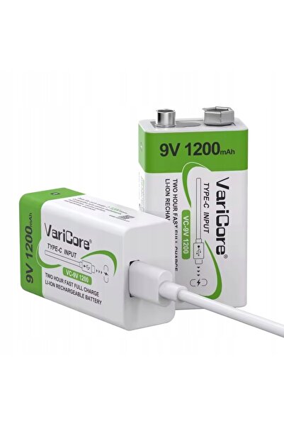 NO BRAND Acumulator, baterie, celulă VariCore VC-9V 1200-USB 9V Li-ion 1200 m...